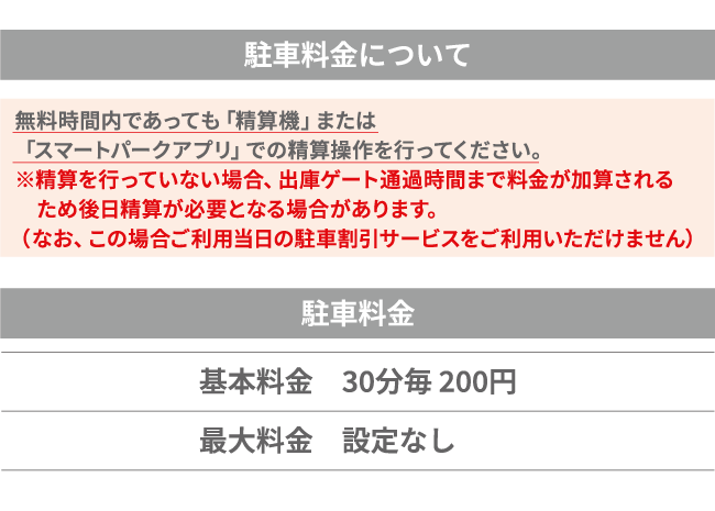 駐車料金